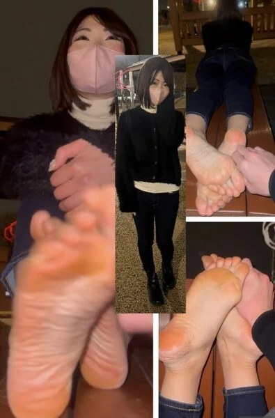 高身長美女25.5cmギリシャ型素足履き超激弱足裏くすぐり!5分47秒