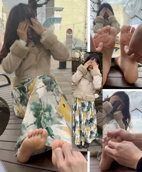 激カワ美女23.5cm超激弱ネイル足裏くすぐりで爆笑!5分13秒