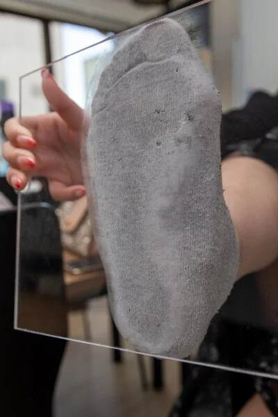【本編顔出し】ぽっちゃりめ女子の蒸れた足の裏