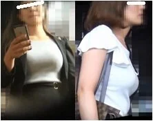 【街撮り動画88】美人OLさん2人の巨乳揺れ