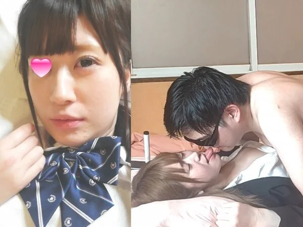 【顔舐めSEX】男性経験の少ないFカップ巨乳JDに顔舐めさせながらのピストンSE