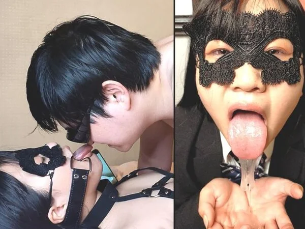 【ディープキスSEX総集編 35】 蛇のような長ベロで鼻舐め鼻フェラされ、顔面唾