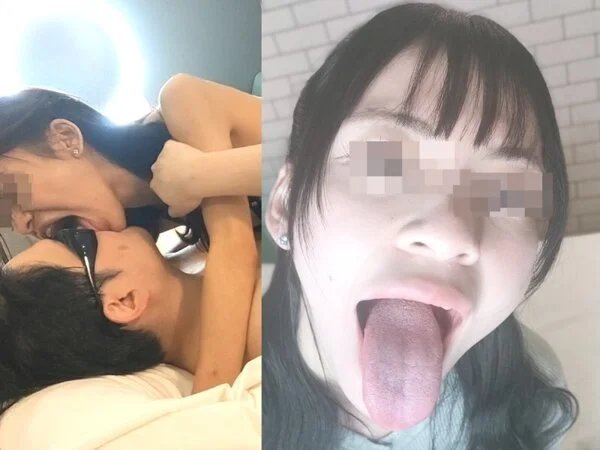 本編顔出し!!【元芸能人のプレミアハーフ美女】フォロワー●万人のしずかの長いベロ