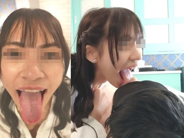 【匂いフェチ向け】フォロワー●万人の元ハーフ芸能人に長ベロ顔面舐め&すっぱい口臭