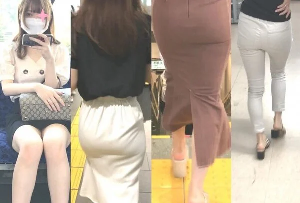 059可愛い女子大生お姉さん達の美脚と着衣尻をじっくり観察!