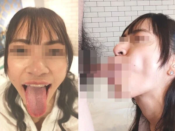 【プレミア元ハーフ芸能人 】長ベロ&フェラテク!! フォロワー●万人の爆美女しず