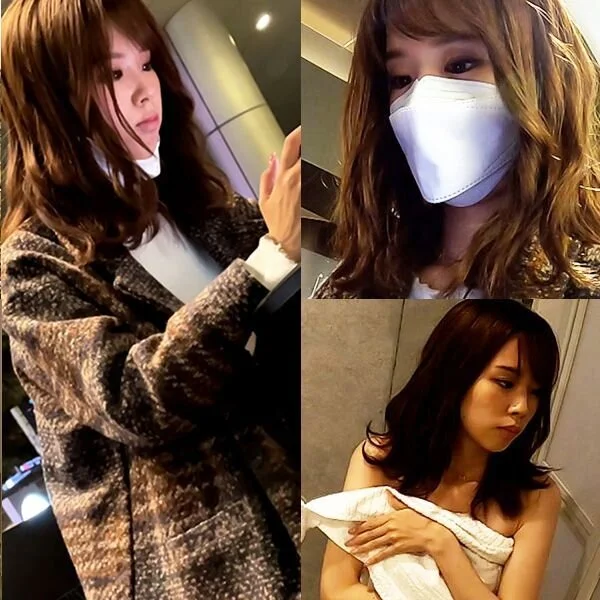 【電車■■】エロそうな体つき 茶髪ロング スタイル抜群のパーリーピーポー女子大生