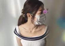 [ワクチン接種]ズリ下げられ過ぎて乳首モロ出し!そのまま気付かず正面おっぱい有り
