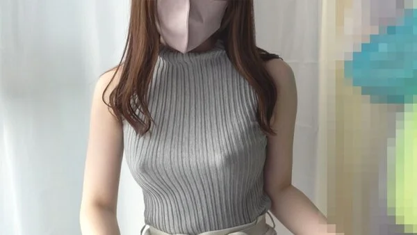 [ワクチン接種/2名]巨乳ノーブラ×前代未聞!勘違いしてブラ脱ぎw慌てて止める振