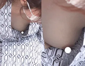 温泉施設でよく見る光景その9 友達と来たデカ乳女