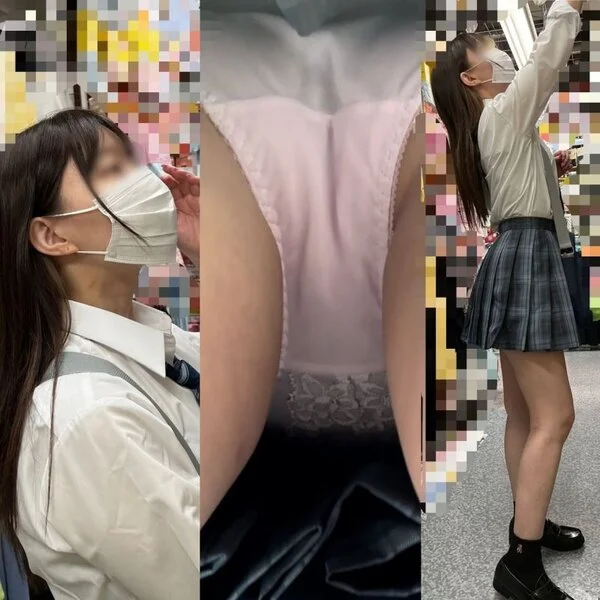 vol.14 再登場!あの清楚激カワ制服K逆さ撮り