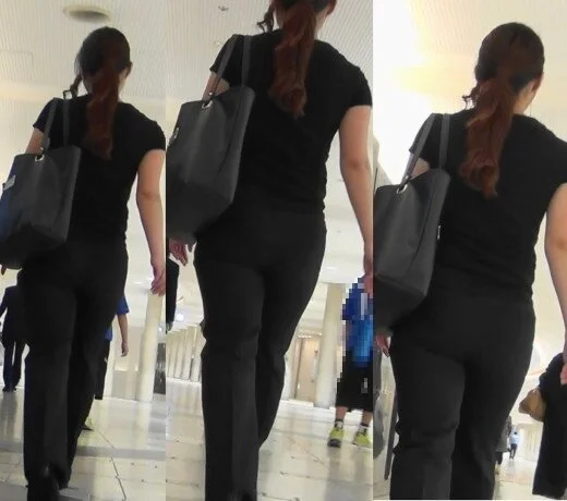 むちむち パンツスーツお姉さん