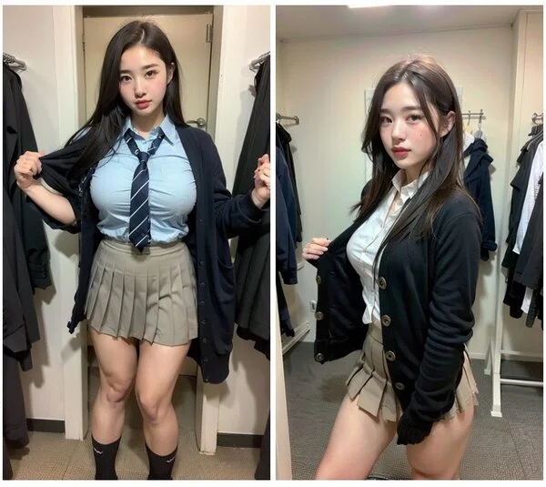 【20代】爆乳ボディが■■制服に挑戦!あなたの妄想を実現