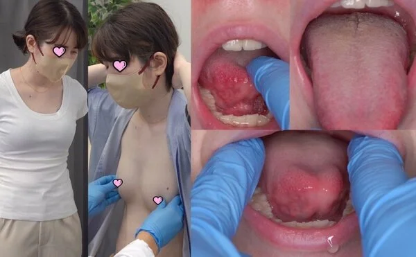 【触診、口腔のダブル羞恥④】シゴデキハーフ美人OLお姉さん。口マ●コをじっくり観