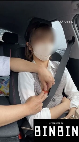 【高画質/社内不倫】超絶美人の部下に悪戯シリーズ[車内悪戯Part③]