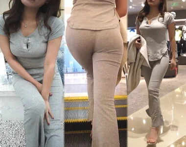 【超高画質セット】揺れる巨乳のプリンプリンの肉尻さん