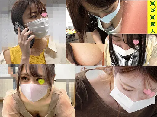 【5名分25%off】集荷客の胸チラ、パンチラNo.7～No.11