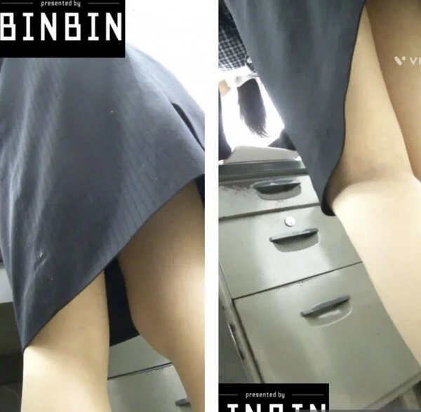 特別販売【社内/逆さ撮り】パソコン操作を教わるフリをして部下のスカートの中を覗い