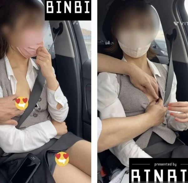 特別販売【高画質/社内不倫】超絶美人の部下に悪戯シリーズ[車内悪戯セット販売]