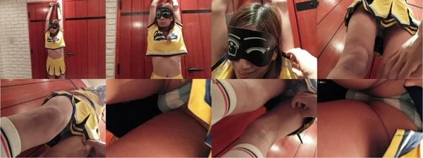 こちょこちょ族 チアガール美女を■■ くすぐり!