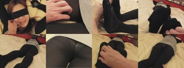 こちょこちょ族 スレンダー美女 パンストでくすぐり!