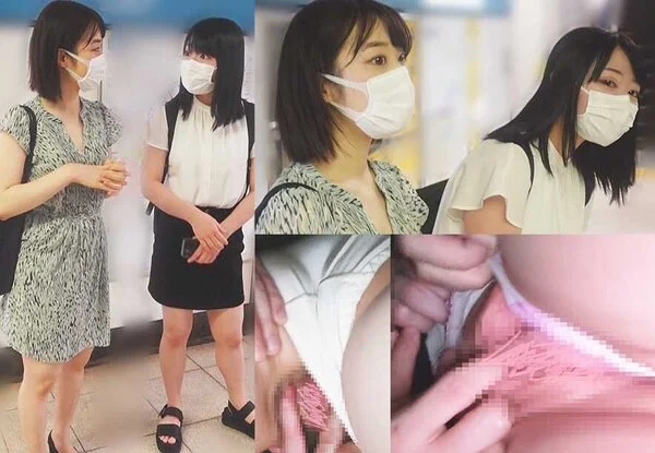 【ダブル■■】夏休み女子大生2人組*車内前後責めで局部くぱぁ&電マ美尻ケイレン連