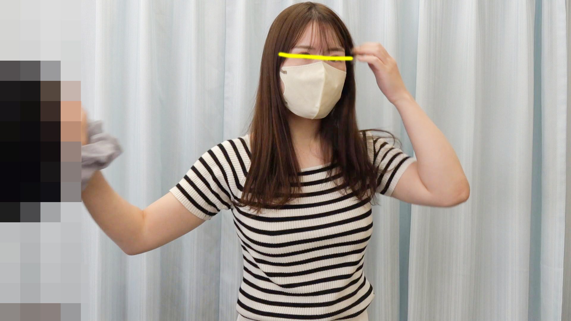 #80 診察【おっぱい/乳首診察】乳首責めに困惑・美巨乳OLさん/喘ぎが止まらない黒乳首OLさん診察