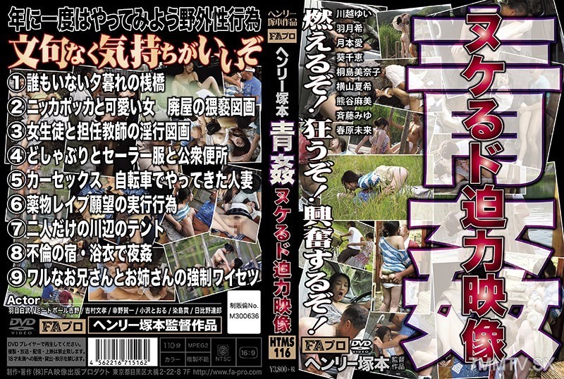 [モザイク破壊]HTMS-116 ヘンリー塚本 青姦 ヌケるド迫力映像